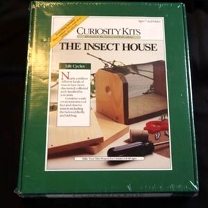 Vintage 1994 Curiosity Kits DYI Insect House Sealed Kit Kids Science Cra…